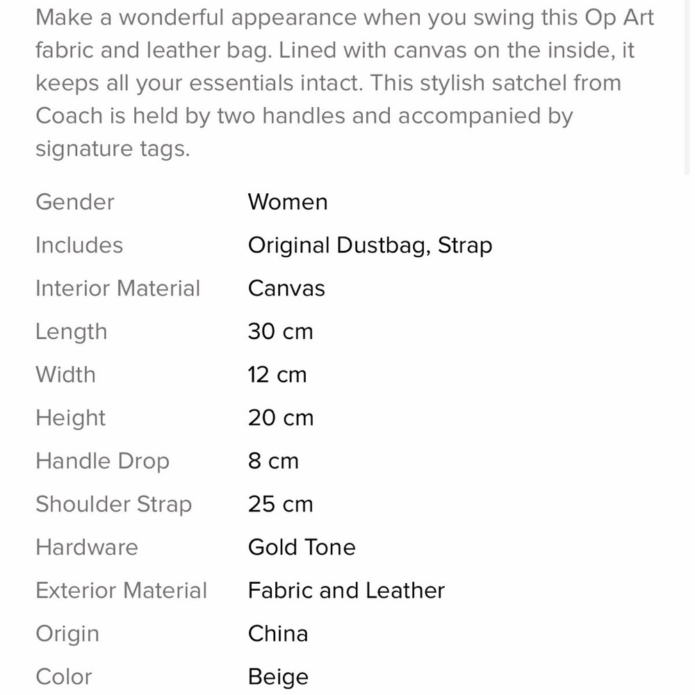 NWT Coach Madison Op Art Sabrina Satchel - Picture 7 of 16